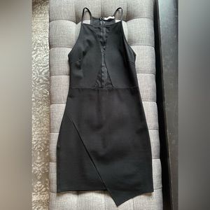 Soprano Black Mesh Little Black Dress - S